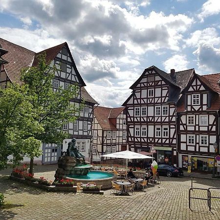 Ferienwohnung Historischer Marktplatz Spangenberg Bagian luar foto