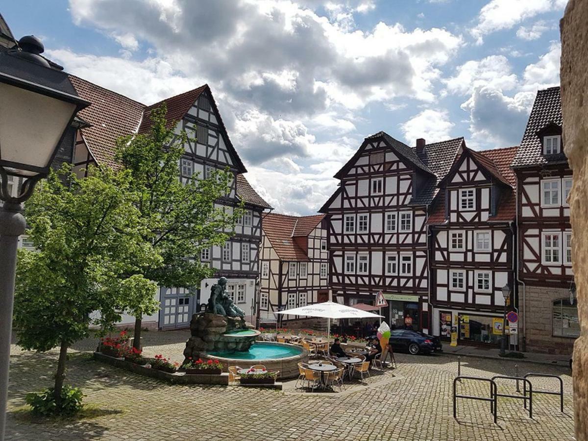 Ferienwohnung Historischer Marktplatz Spangenberg Bagian luar foto