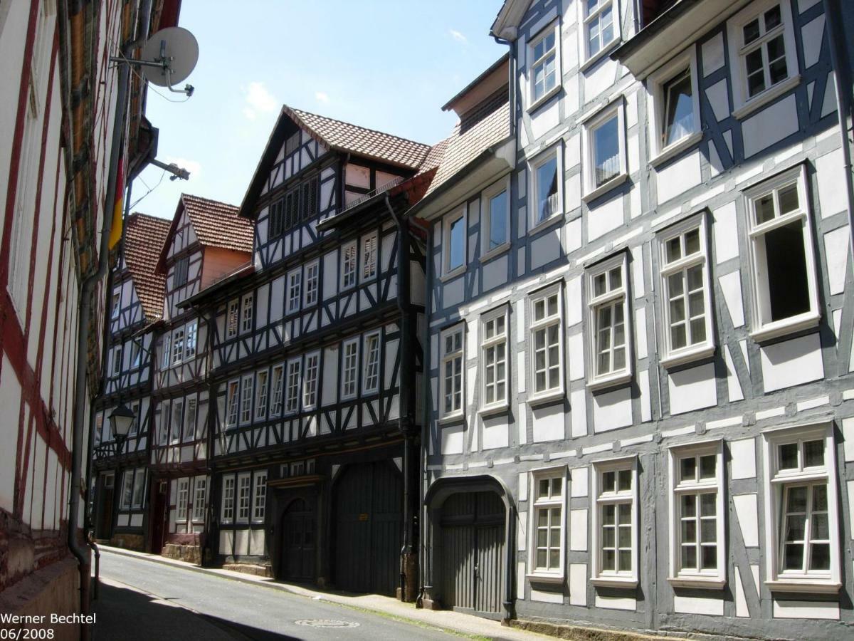 Ferienwohnung Historischer Marktplatz Spangenberg Bagian luar foto