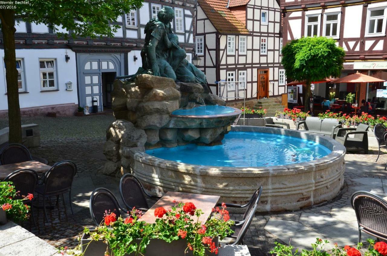 Ferienwohnung Historischer Marktplatz Spangenberg Bagian luar foto