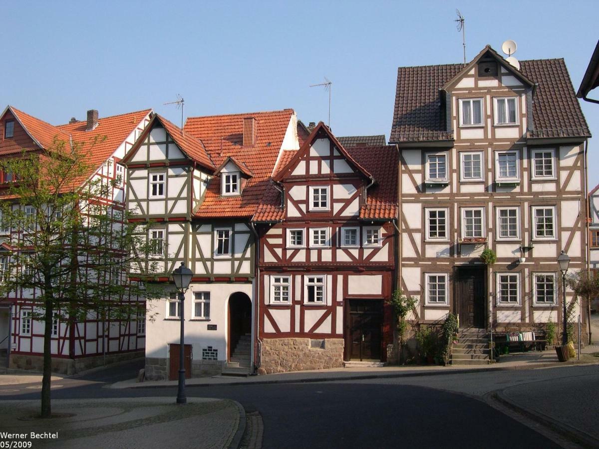 Ferienwohnung Historischer Marktplatz Spangenberg Bagian luar foto