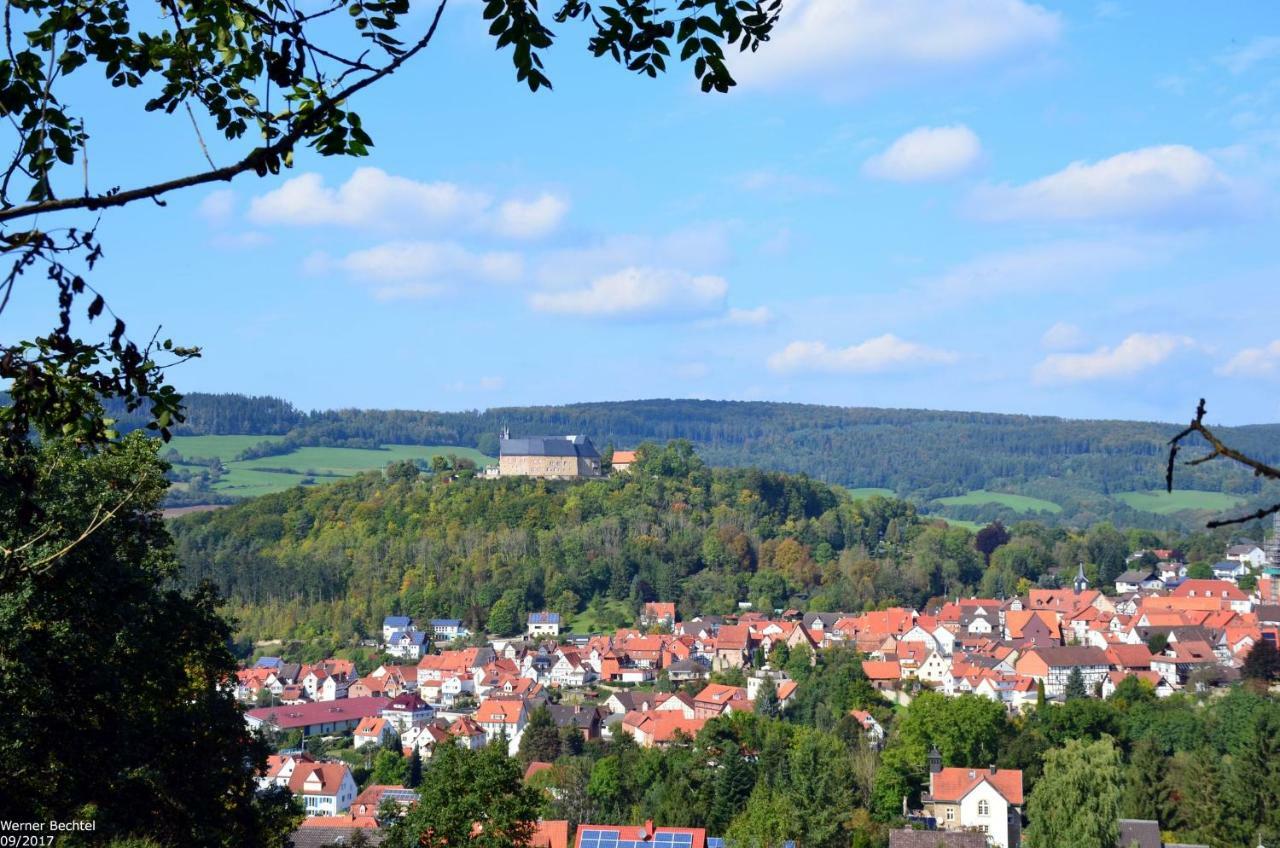 Ferienwohnung Historischer Marktplatz Spangenberg Bagian luar foto